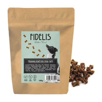 Fidelis Trainingsknöchelchen Ente 100g
