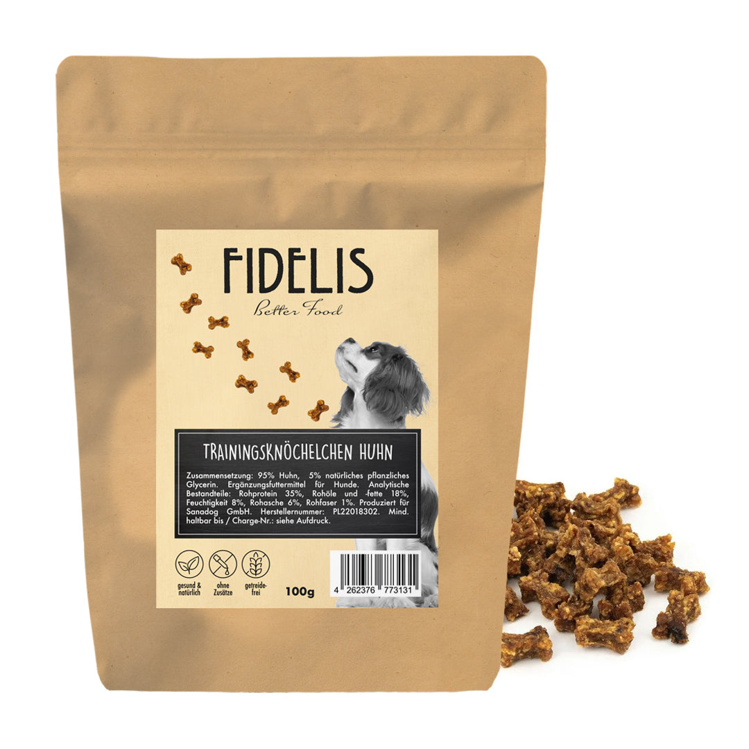 Fidelis Trainingsknöchelchen Huhn 100g