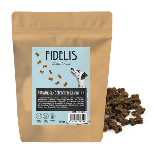 Fidelis Training Rabbit Bites 100g