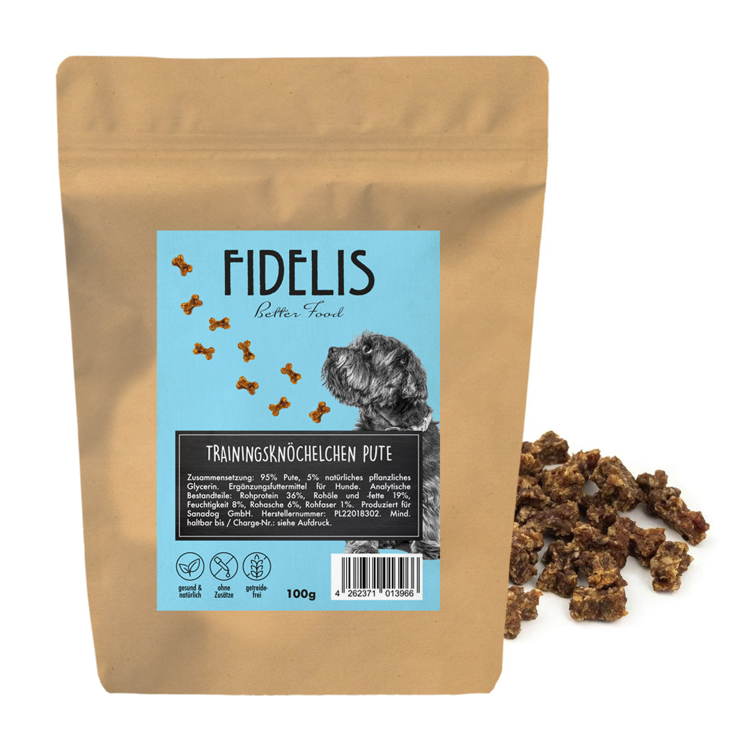 Fidelis Trainingsknöchelchen Pute 100g